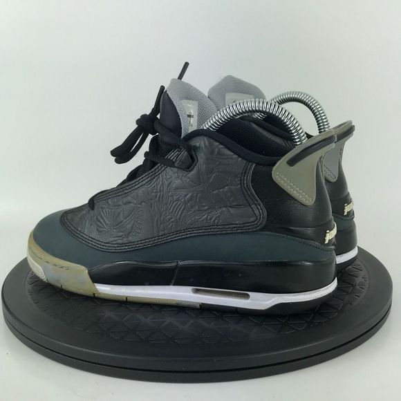 Nike Air Jordan Dub Zero Black/Gray Basketball Shoes 311047-004 Youth Size 4Y - Picture 7 of 12